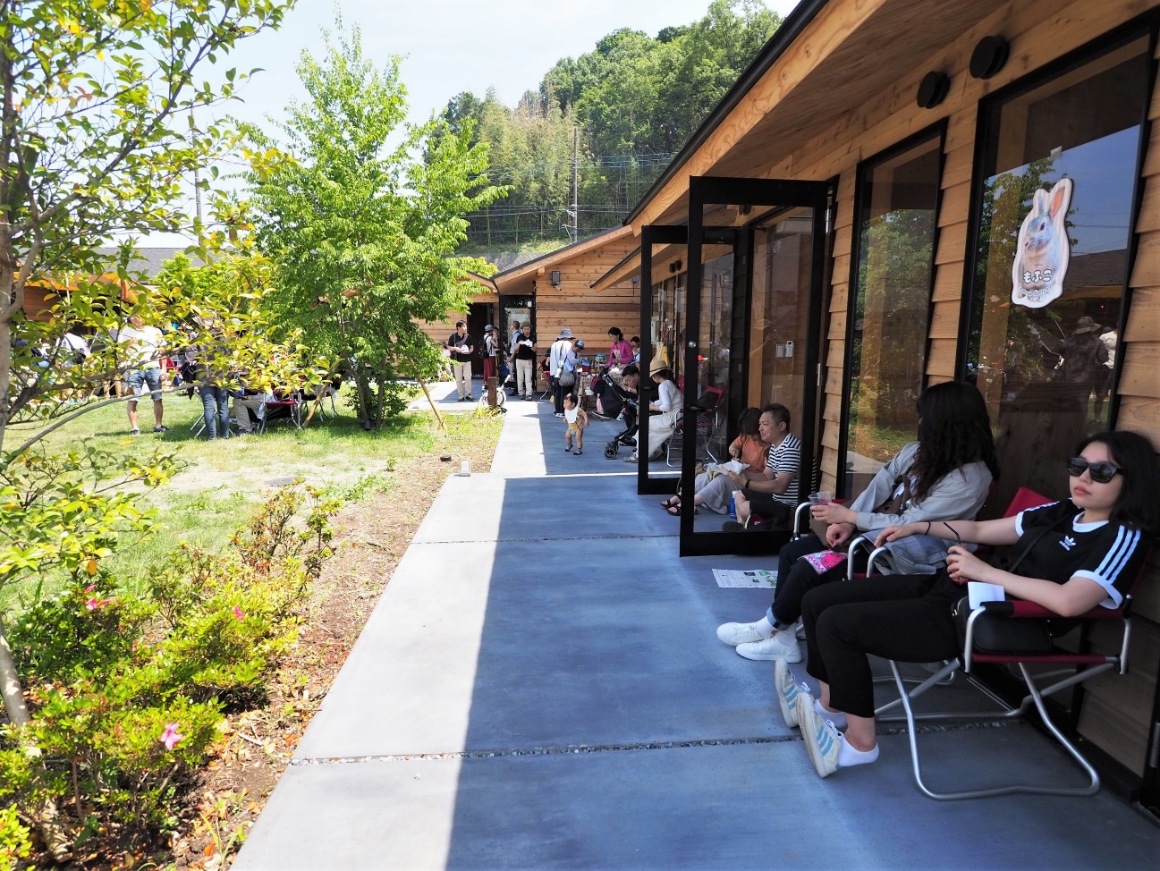 テレワークでテラスが仕事場に