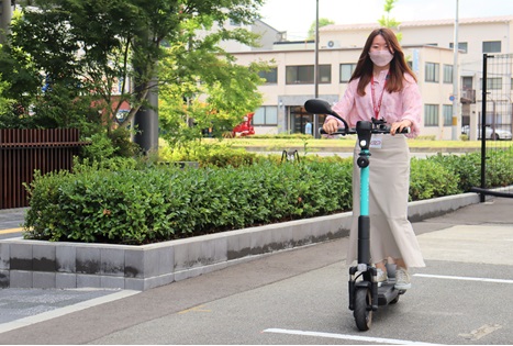 新しい街路デザインを変える「マイクロモビリティ」は、エクステリア需要の発掘も期待される。