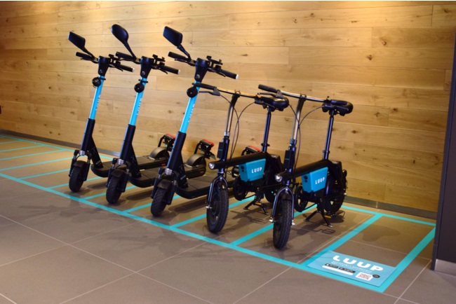 新しい街路デザインを変える「マイクロモビリティ」は、エクステリア需要の発掘も期待される。