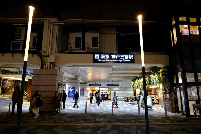 海外研究に裏打ちされた神戸三宮サンキタ通り、サンキタ広場の都市デザイン事例